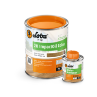 Масло цветное LOBA HS 2K ImpactOilColor белый 0,75 л